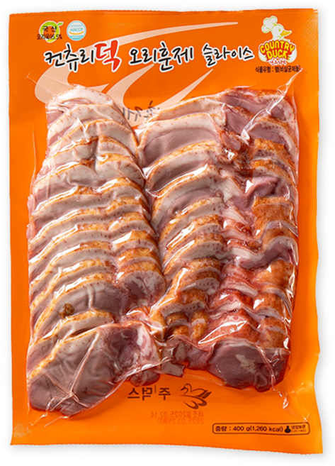 국산 컨츄리덕 오리훈제 400g