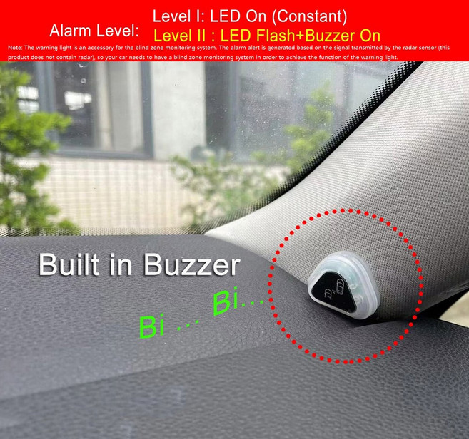 자동차 사각 지대 시스템 거리 보조 운전 안전 모니터링 경고등 레이더 알람 액세서리 센서 BSD 초음파 자동