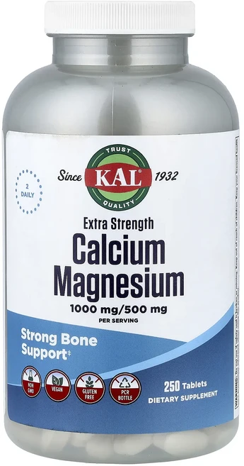 KAL 칼슘 마그네슘 250정, 1개 - 쿠팡