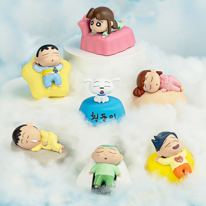 짱구 쿠션 랜덤 피규어 미니 무드등 수면등 취침등 정식 굿즈(1개 랜덤발송)