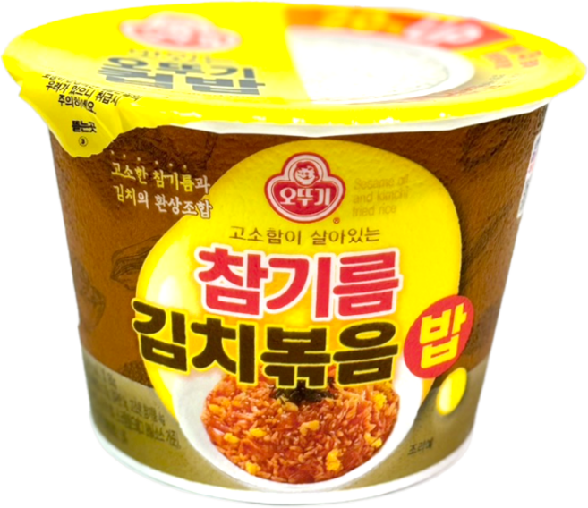 오뚜기 즉석국 컵밥 참기름 김치 볶음밥, 264g, 12개