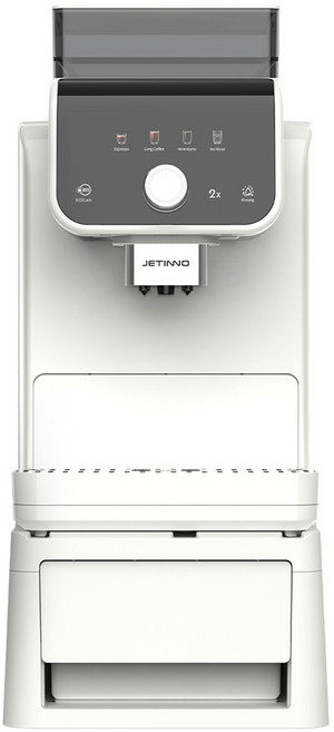 제티노 전자동 원두커피머신 JL05 PRO 업소용 사무실용, 화이트, 직접설치(택배발송)