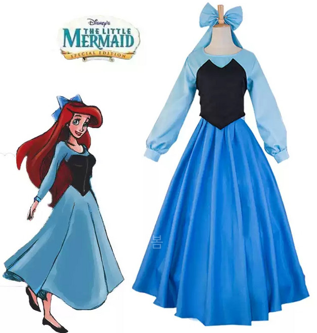 채운봄 디즈니 인어공주 코스프레 디즈니코스튬 디즈니 드레스 공주 할로윈 브라이덜샤워 졸업사진