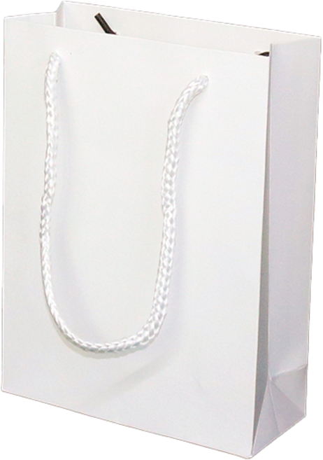 두꺼운 고급 종이쇼핑백 선물용 종이가방 무지 종이백 도시락 포장 쇼핑백 답례품 케이크 가방 1매, 화이트