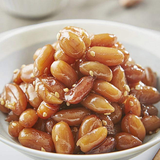 땅콩조림 4kg 1개 고소한 견과류 밑반찬 업소용 콩자반
