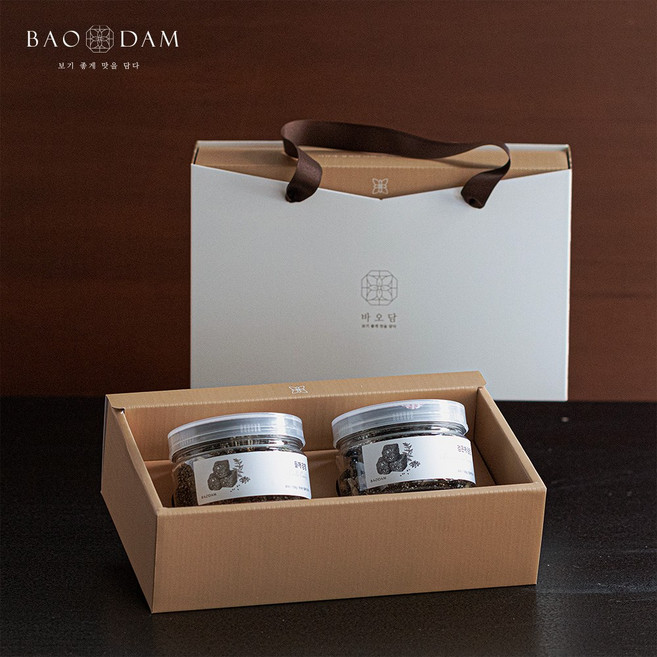바오담 호축삼재 호작도 한과 2구 선물세트, 1개