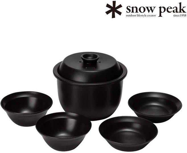 스노우피크 뚝배기 츠지나베 그릇 세트 CS-580, 1개