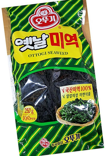 오뚜기 건미역 250g 국 무침 밑반찬, 10개