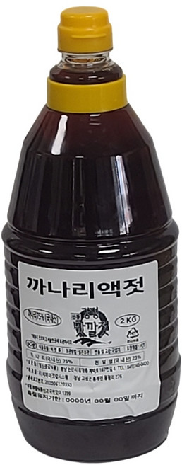 강경나루젓갈 까나리액젓 국산 백령도 숙성, 1개, 1kg