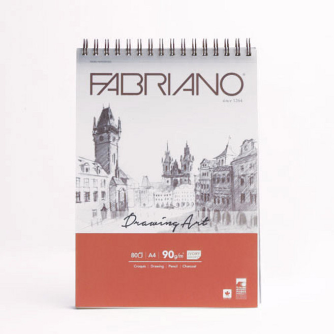 삼원 파브리아노 크로키북 상단스프링 SS02 A4 90g