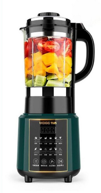 독일기술 두유제조기 죽제조기 콩물 이유식 만들기 두유 기계 메이커 1.75L 대용량, 레트로 그린