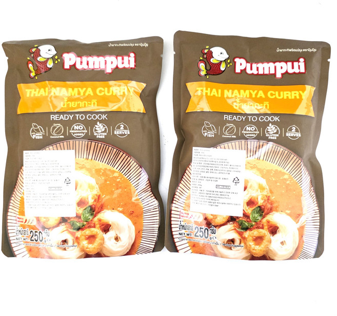 태국 타이 남야커리 Pumpui Thai Namya Curry, 2개, 250g