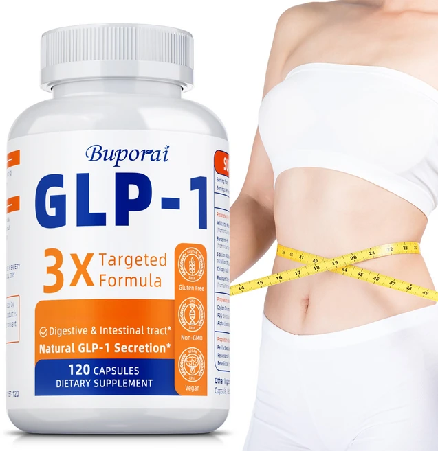 여성용 GLP-1 보충제 3배 표적 포뮬러 위장에 순함 소화 및 장 건강을 위한 아커만시아 프로바이오틱스 베르베린 HCI 및 치커리 이눌린이 함유된 GLP-1 - 비건, 3개, 60정 - 쿠팡