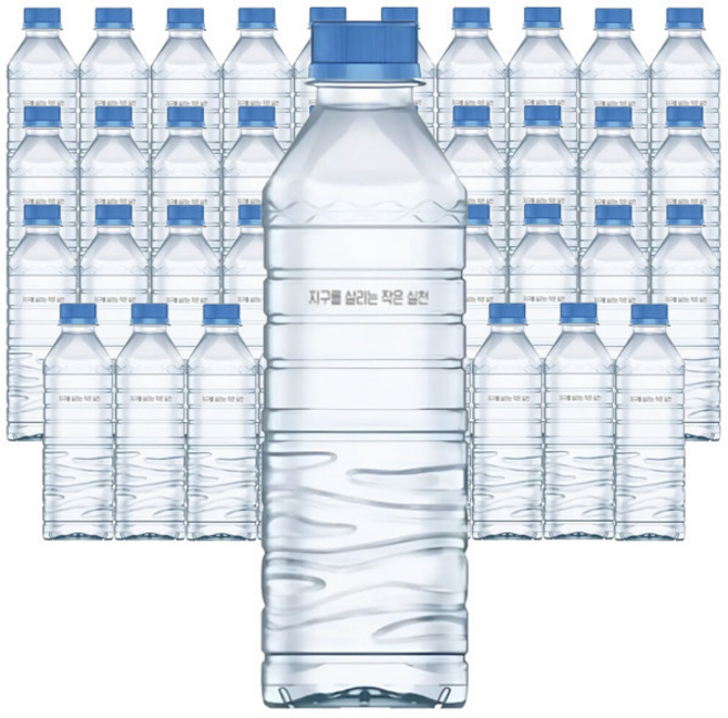 동원샘물 생수 무라벨 물 워터 생수500 생수 먹는샘물, 40개, 500ml