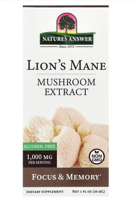 네이처스 앤서 Nature's Answer 노루궁뎅이버섯 버섯 추출물 알코올 무함유 30ml1fl oz124972원산지:기타, 1개, 1개, 30ml - 쿠팡