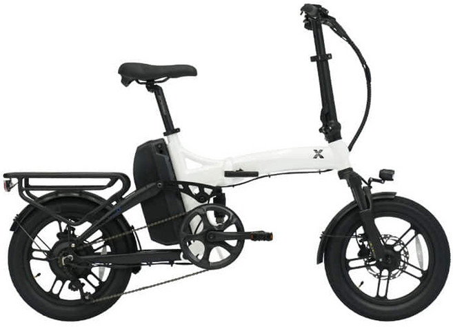 2026 퀄리스포츠 엑스트론 프로 미니 맥스 48V 500W 20Ah 16인치 출퇴근용 접이식 전기자전거, 1개, 135cm, 화이트(20Ah 배터리)PAS스로틀겸용