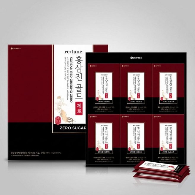 홍삼진 골드 제로 선물세트 무설탕 명절선물 홍삼음료세트, 단품, 1, 50ml