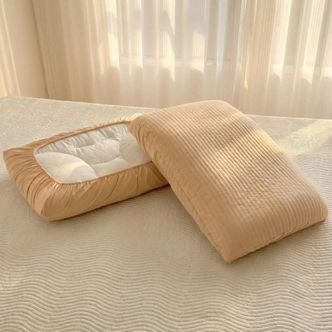 올유마인 순면 피그먼트 밴딩 아이유 베개커버 호환