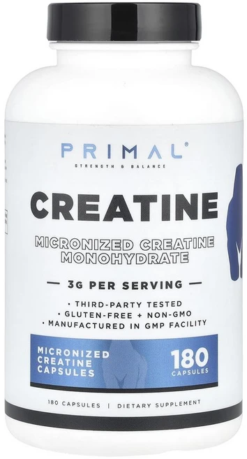 프리프라이멀 크레아틴 PrePrimal Creatine 180정, 1개 - 쿠팡