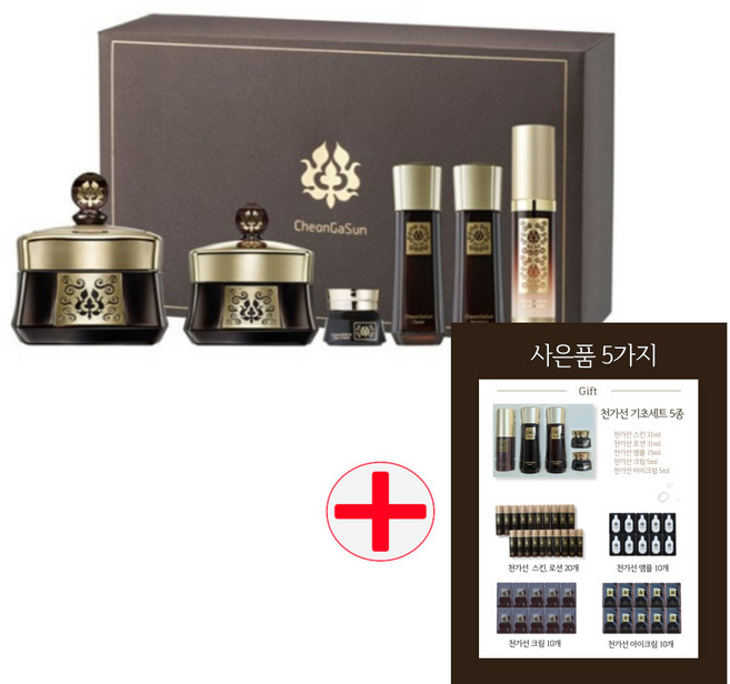 천가선 크림 프리미엄 세트 쥬단학, 1개, 60ml