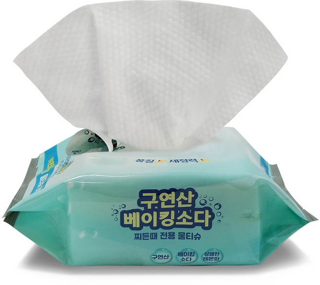 에파타 구연산 베이킹소다 주방 행주 물티슈 20매, 1개