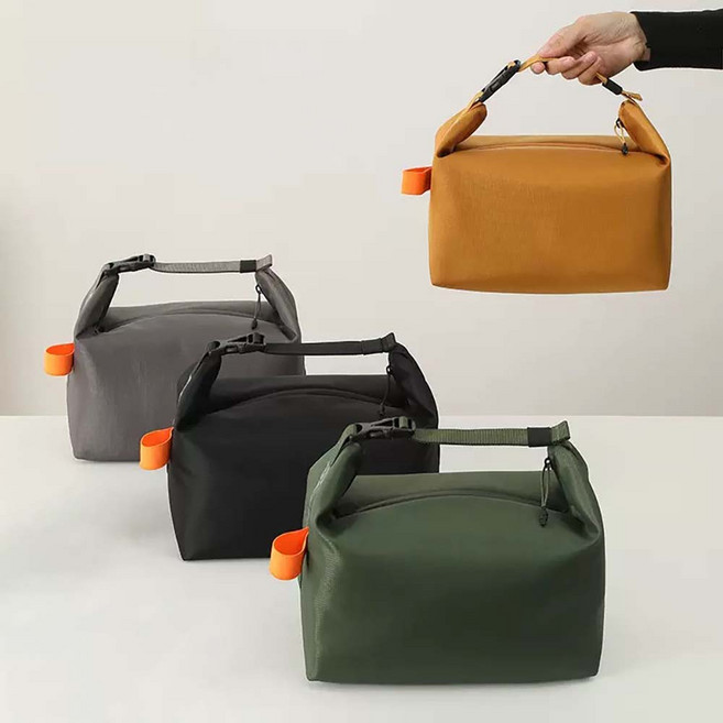 에브리샤인 보온 보냉 직장인 도시락 가방, 1개, 그레이