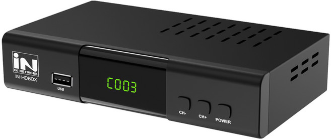 인네트워크 FHD지원 아날로그TV 지상파 수신 디지털 컨버터 케이블TV 셋톱박스 IN-HDBOX