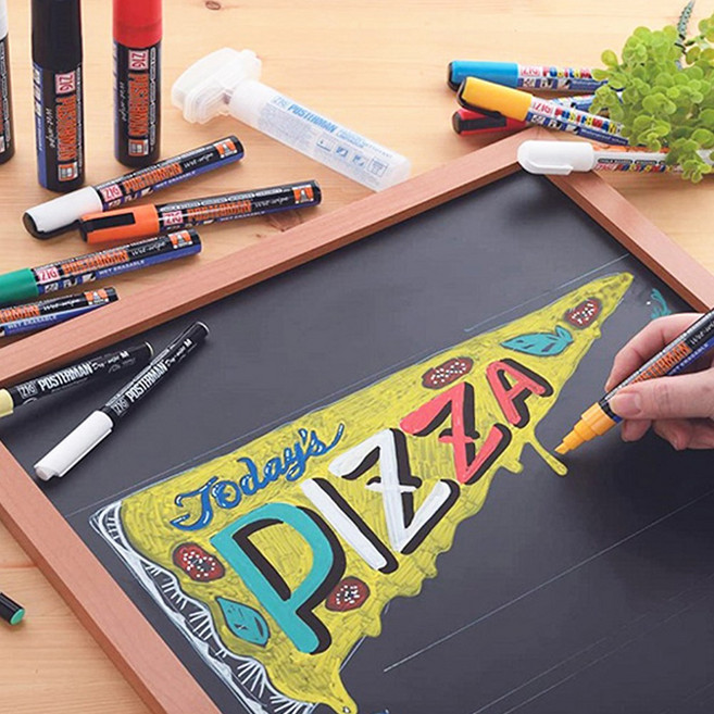 지그 포스터맨 수성 마카 F 1mm PMA-20 디자인마카 포스터 매직 펜 보드마카, 수성 마카 F 레드