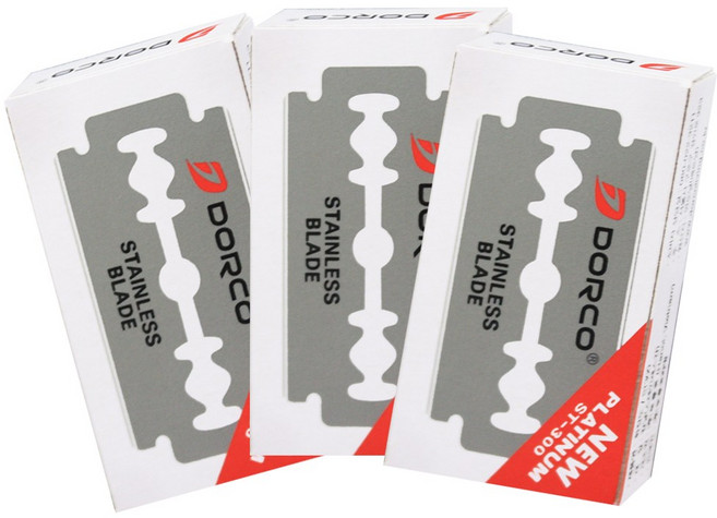 도루코 화장도 양면 면도날, 10개입, 3개