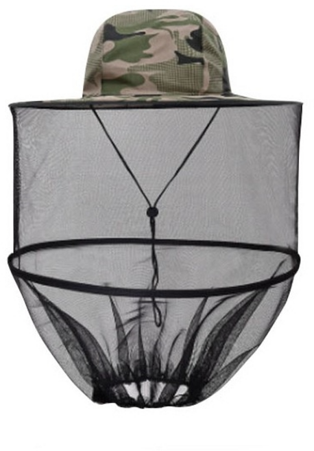 방충모자 밭일 농촌 양봉 낚시 벌레 차단 망사모자 벙거지 얼굴 모기장