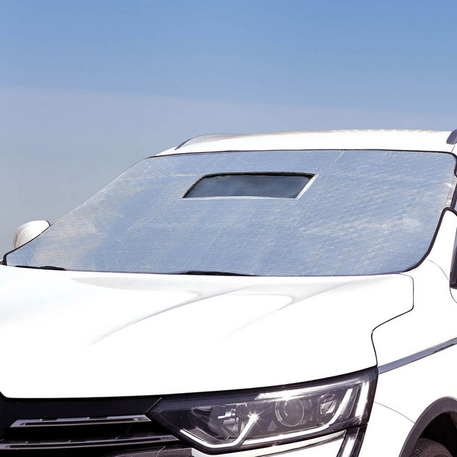 본커버 원터치 앞유리 자동차 햇빛가리개 성에방지커버 전차종, 블랙박스 개방형, 1개