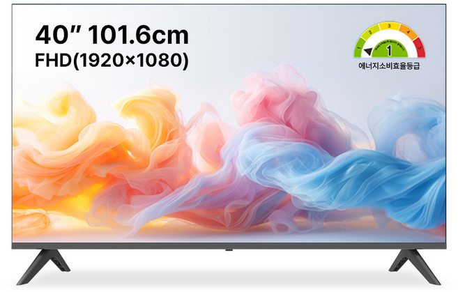 스타인즈 대기업패널 40/43 FHD LED TV 1080P, 고객직접설치, 스탠드형, KKZ4002FH, 101cm/40인치