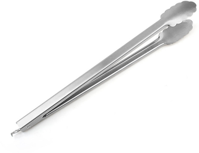 스텐 자동 잠금 잎집게 업소용 바비큐 다용도 얼음 집게, 1개