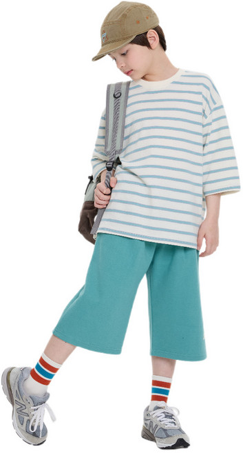 더베이지 봄 여름 주니어 남아 7부 상하복 세트 투키 버뮤다 SET B5213