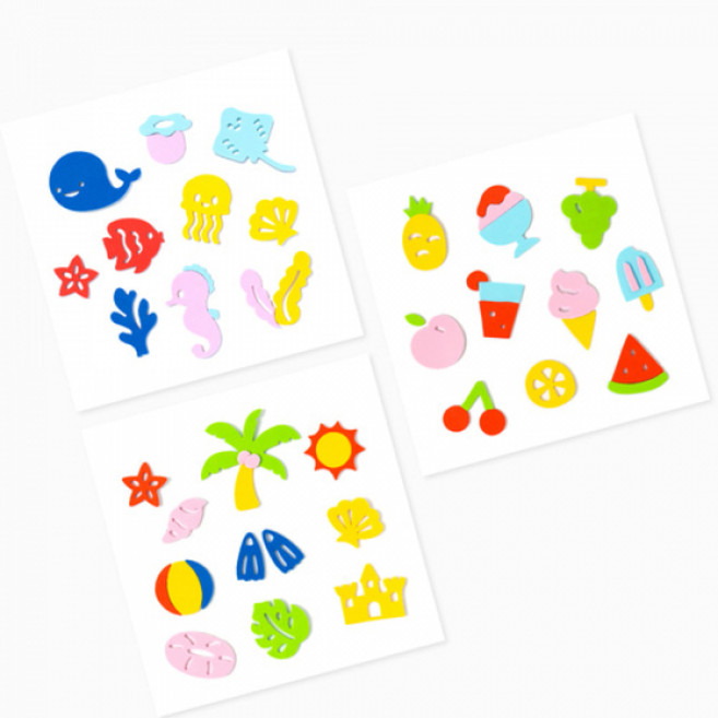 민화샵 EVA여름바다스티커 다꾸용품(5종), 바닷속