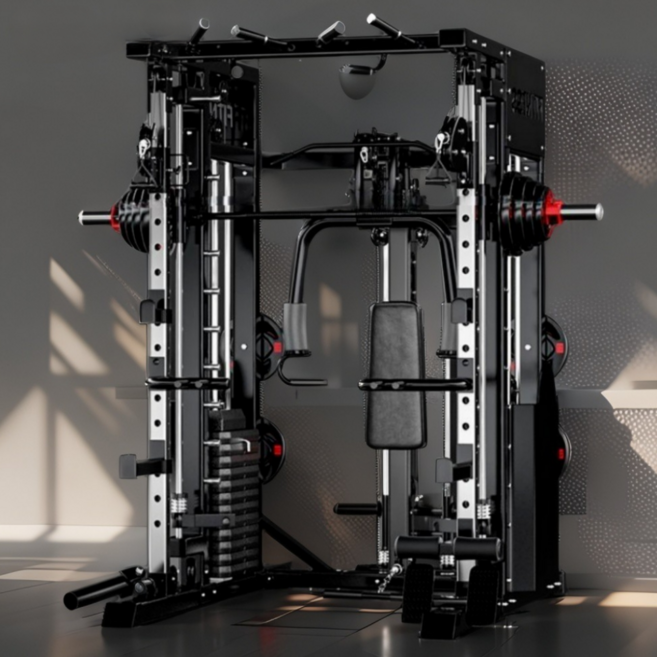 맥스코어 파워랙 스미스머신 멀티랙 벤치프레스 헬스기구 숄더프레스 파워렉 운동기구 랫풀다운, 파워랙 머신, 없음