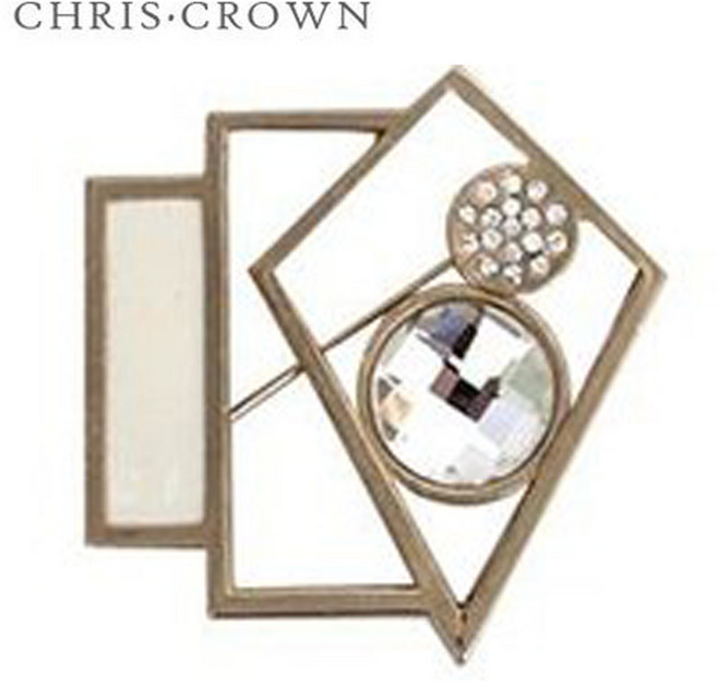 크리스크라운 크로아 메딘 브로치