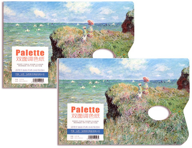 [메잌미] 미술 손가락 종이팔레트 30매, A4, 2개
