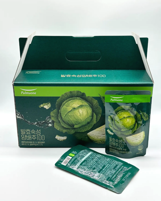 풀무원 건강즙 발효숙성 양배추100, 80ml, 1개