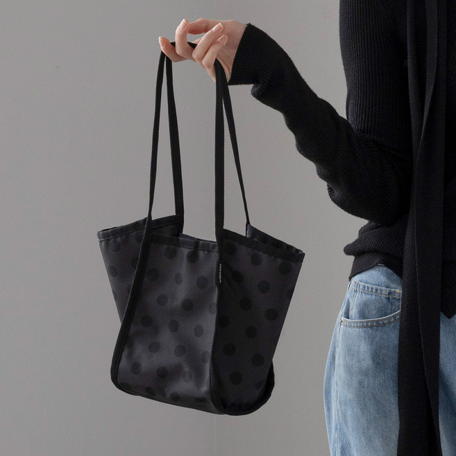 하이루프 플라워 에코백 로즈 앤젤 도트 호피백 레오파드 숄더백 쇼퍼백 스몰