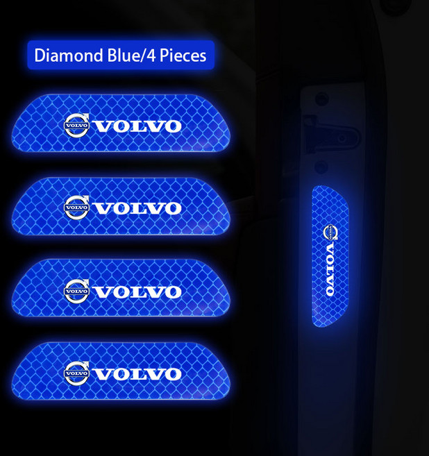 안전 경고 반사 마크 자동차 문짝 스티커 볼보 XC90 S80 개