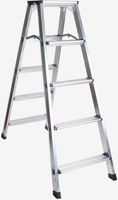 5단 A형 가정 산업용 휴대용 광폭 알루미늄 사다리 (SY-915), 1개