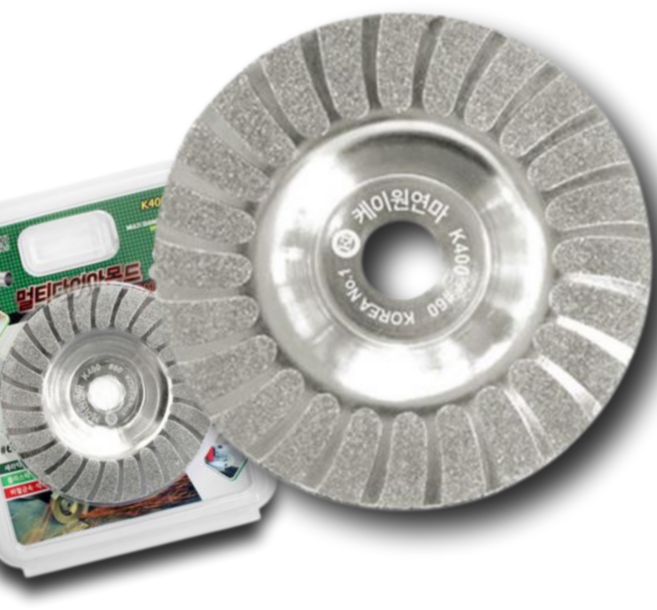 케이원연마 다이아몬드옵셋절단석 4 K400, 1개