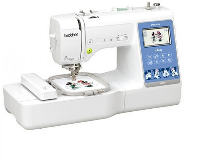 브라더 M380D 이노비스NV-M380D (핑크공구함 잡지 수강증+자수usb) 사은품 부라더 디즈니 자수 미싱 아트스피라