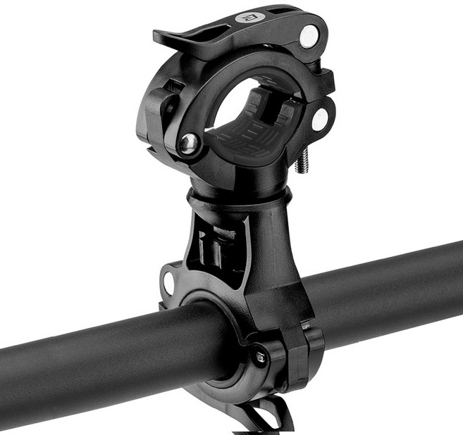 자전거 라이트 멀티 홀더 만능 거치대, 1개, 블랙