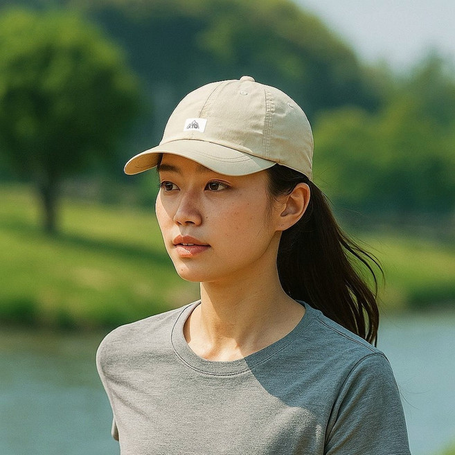 아이픽스 힙한 숏챙 모자, Beige