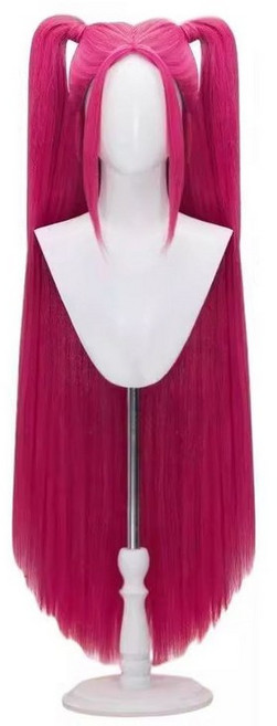 루미 가발 성인용 어린이용 보라색 골든 헌트릭스 케데헌, 미라 성인용