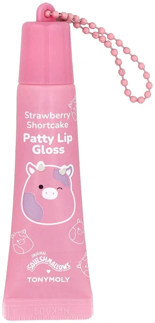 토니모리 오리지널 스퀴시멜로우™ 패티 키체인 립글로스 딸기 쇼트케이크향 11g TMY-07001 - 쿠팡