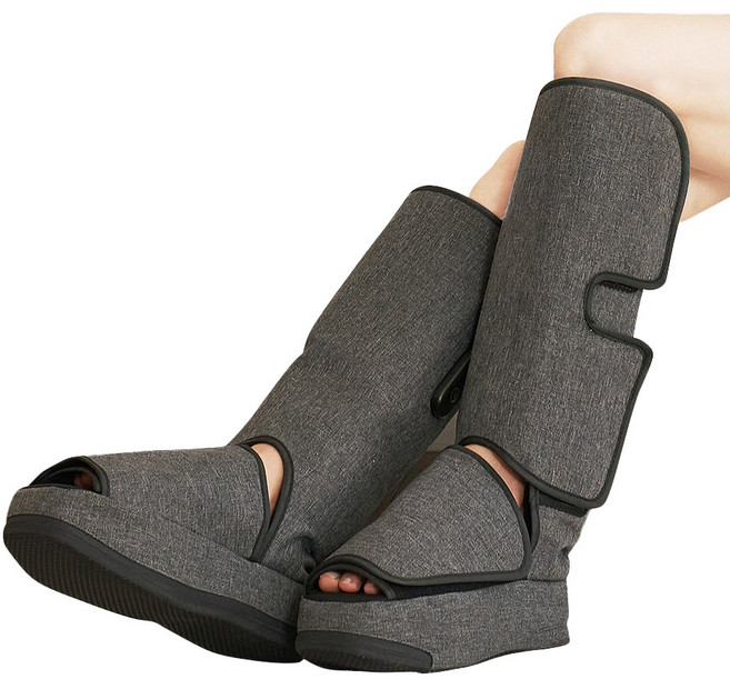 LIGE 바디뷰 무선 온열 공기압 발 종아리 다리 마사지기 세트, TT-H7303, 그레이