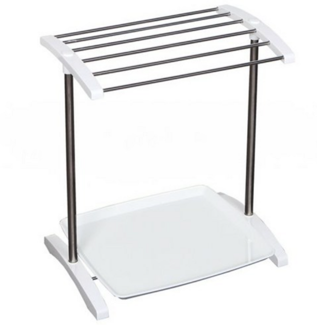 가습용 건조대 1단, 화이트 색상